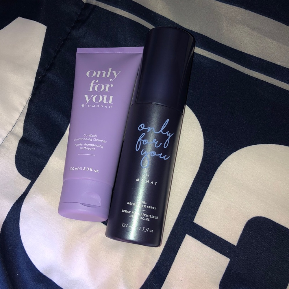 Monat curl refresher and co-wash conditioning